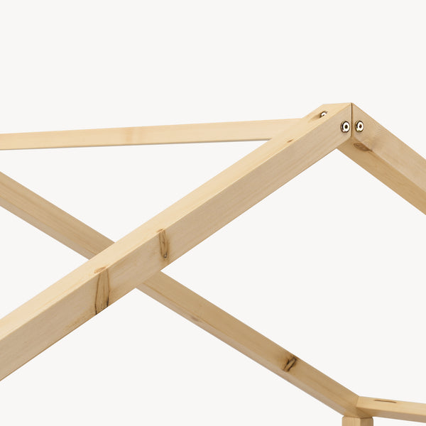 Cama para niños Treviolo forma de casa pino + colchón [en.casa][neu.haus]