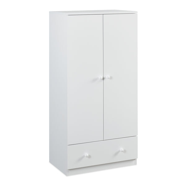 Armario ropero infantil Beldinupp con 2 puertas 123x60x40 cm [en.casa]