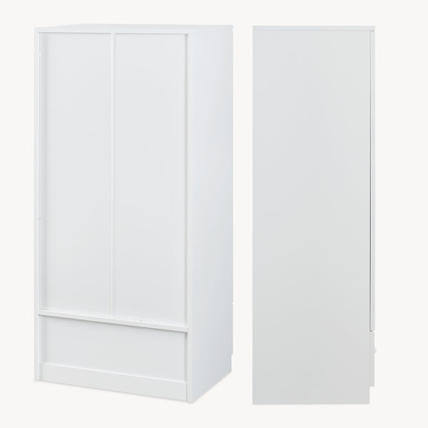 Armario ropero infantil Beldinupp con 2 puertas 123x60x40 cm [en.casa]