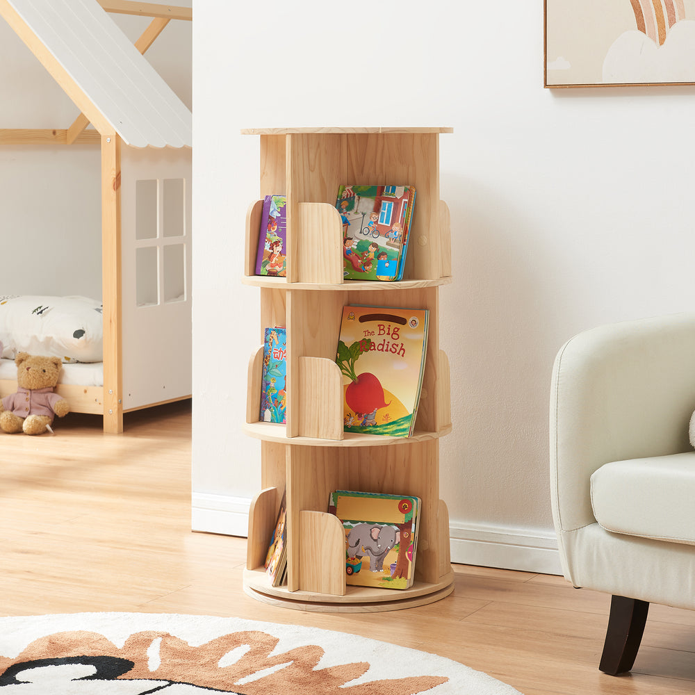 Estantería giratoria Chasek [en.casa]