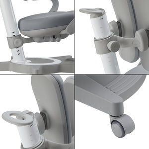 Escritorio infantil Sauda con silla infantil [en.casa]