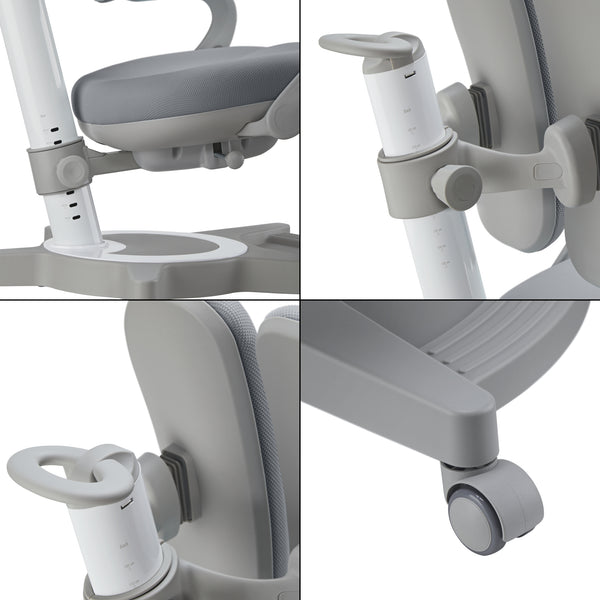 Escritorio infantil Sauda con silla infantil [en.casa]