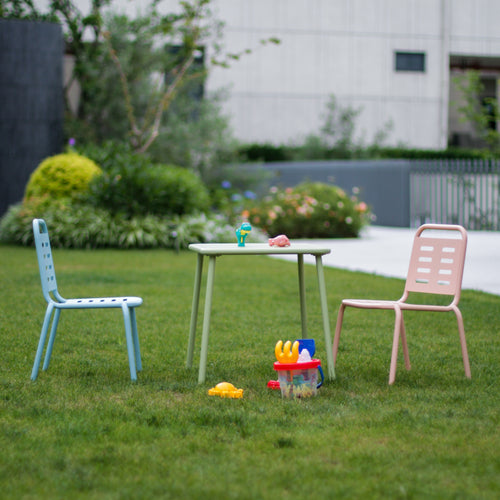 Grupo de asientos infantiles Etroubles acero multicolor [casa.pro]