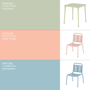 Grupo de asientos infantiles Etroubles acero multicolor [casa.pro]