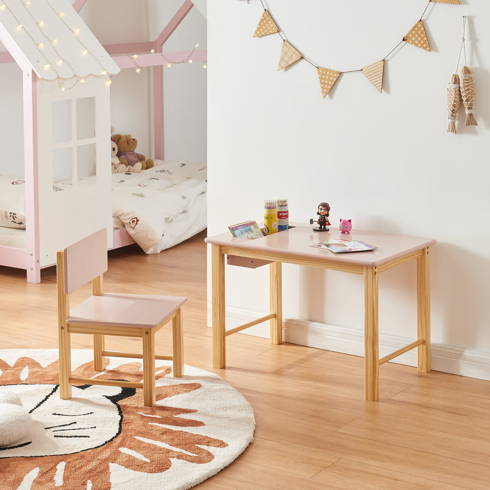 Escritorio infantil con silla Skjåk [en.casa]