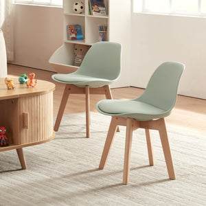 Silla para habitación infantil Elvdal juego de 2 acolchadas [en.casa]