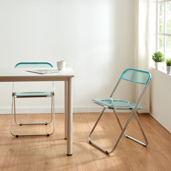 Conjunto de sillas plegables Pornainen [en.casa]
