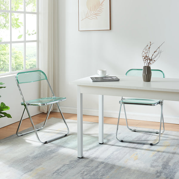 Conjunto de sillas plegables Pornainen [en.casa]
