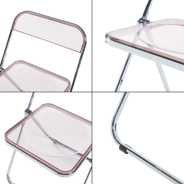Conjunto de sillas plegables Pornainen [en.casa]