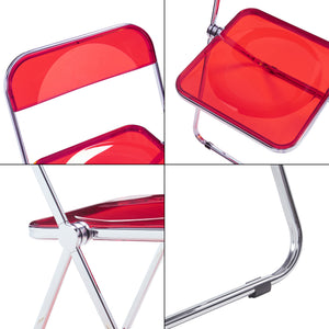 Conjunto de sillas plegables Pornainen [en.casa]