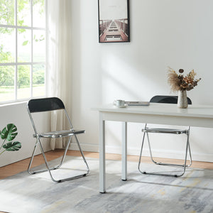 Conjunto de sillas plegables Pornainen [en.casa]