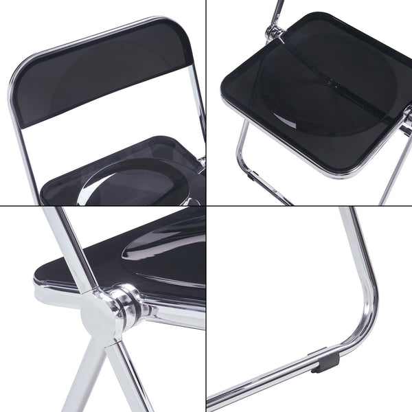 Conjunto de sillas plegables Pornainen [en.casa]