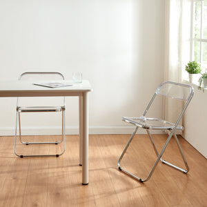 Conjunto de sillas plegables Pornainen [en.casa]