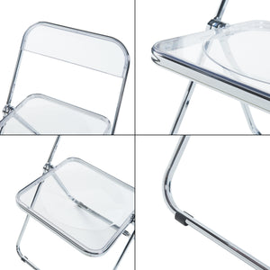 Conjunto de sillas plegables Pornainen [en.casa]