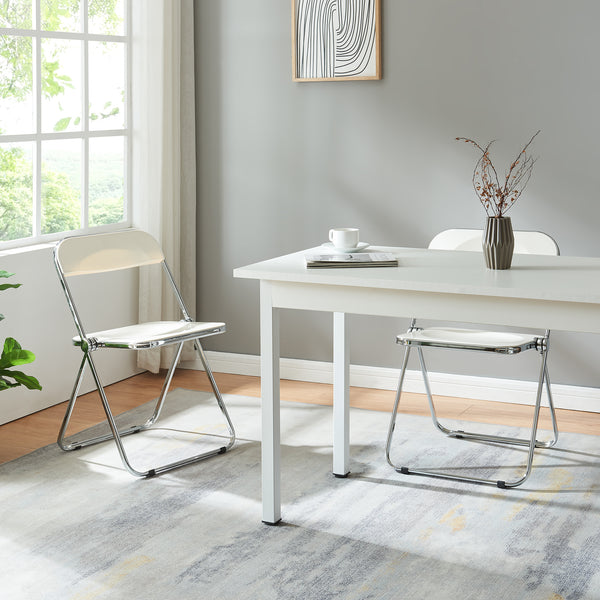 Conjunto de sillas plegables Pornainen [en.casa]