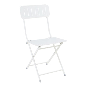 Silla plegable Sande juego de 2 acero [en.casa]