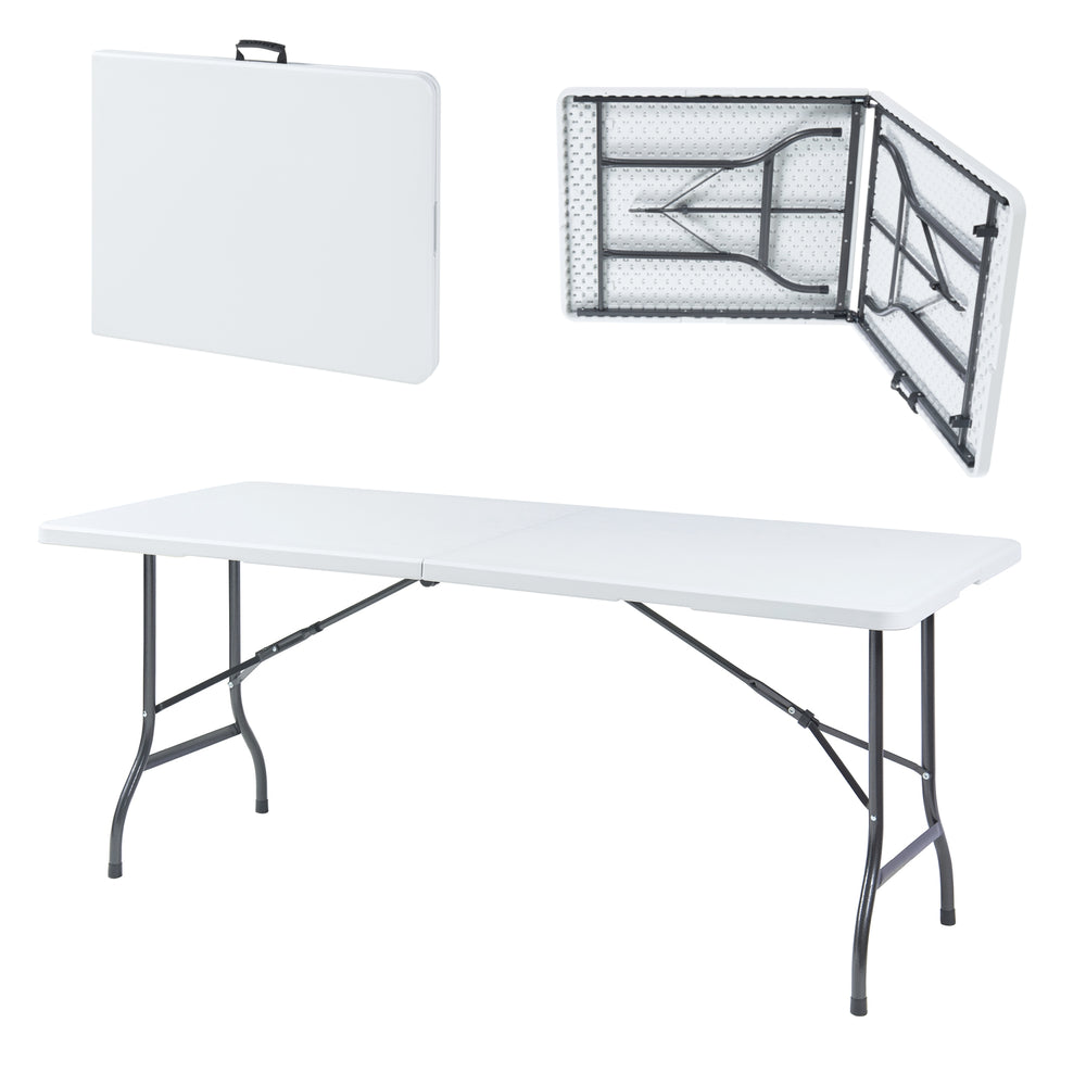 Mesa plegable Ljusnarsberg de plástico [en.casa] - premiumXL