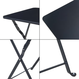 Mesa plegable Vegårshei acero 45x40x40 cm [en.casa]