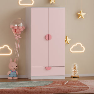 Armario para ropa de niños Sandnes con cajón [en.casa]