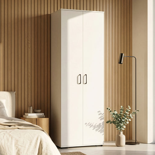 Armario Chalvefted 175x60x35 cm Blanco [en.casa]