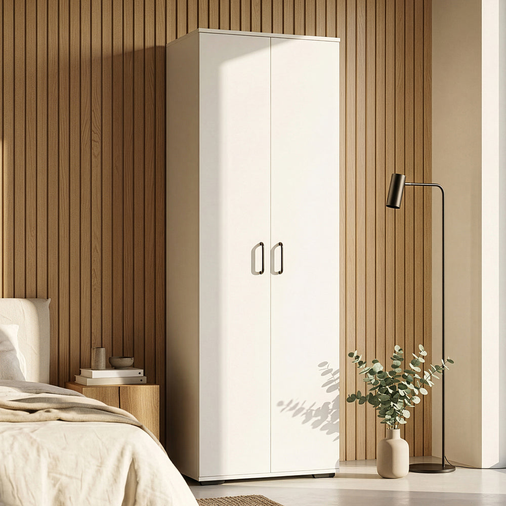 Armario Chalvefted 175x60x35 cm Blanco [en.casa]