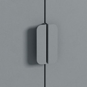 Armario Ropero Esteli 2 percheros 4 estantes 170x80x45cm - [en.casa] 