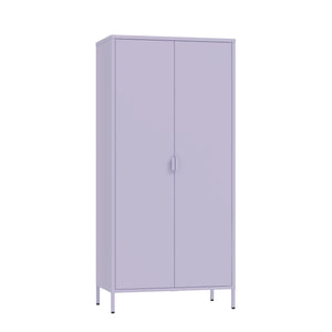 Armario Ropero Esteli 2 percheros 4 estantes 170x80x45cm - [en.casa] 