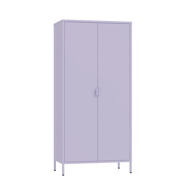 Armario Ropero Esteli 2 percheros 4 estantes 170x80x45cm - [en.casa] 
