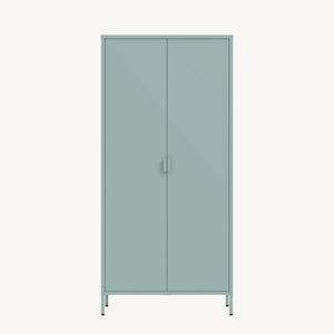 Armario Ropero Esteli 2 percheros 4 estantes 170x80x45cm - [en.casa] 