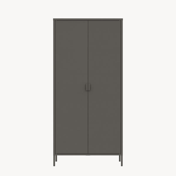 Armario Esteli 170x80x45 cm Acero [en.casa]