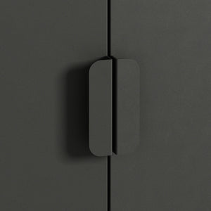 Armario Esteli 170x80x45 cm Acero [en.casa]