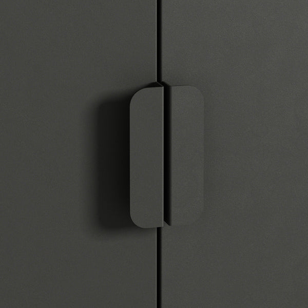 Armario Esteli 170x80x45 cm Acero [en.casa]