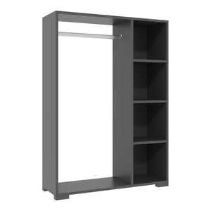 Perchero Burro Nesbyen con 4 estantes aglomerado 126x90x30 cm [en.casa]