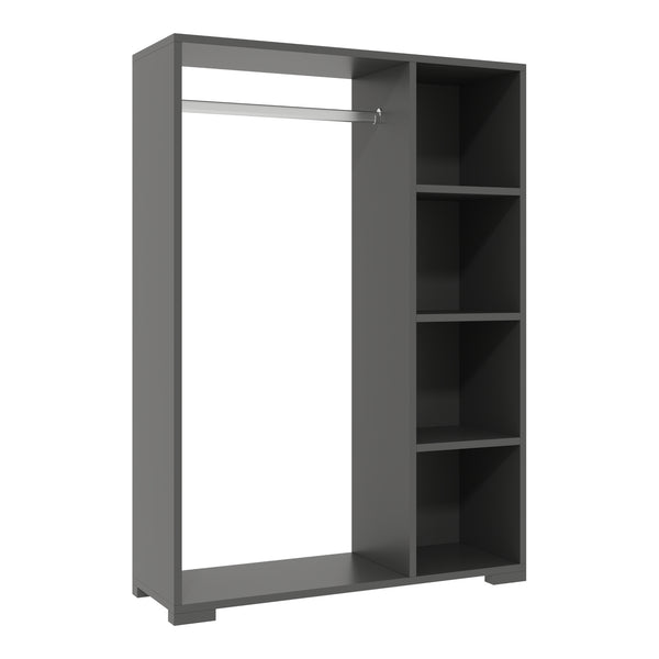 Perchero Burro Nesbyen con 4 estantes aglomerado 126x90x30 cm [en.casa]