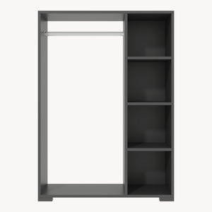 Perchero Burro Nesbyen con 4 estantes aglomerado 126x90x30 cm [en.casa]