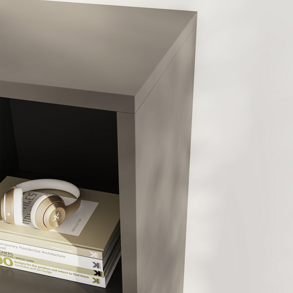 Perchero Burro Nesbyen con 4 estantes aglomerado 126x90x30 cm [en.casa]