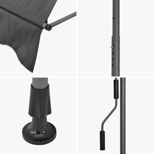 Toldo articulado con armazón Stem enrollable - acero /poliéster [pro.tec]