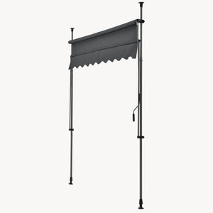 Toldo articulado con armazón Stem enrollable - acero /poliéster [pro.tec]