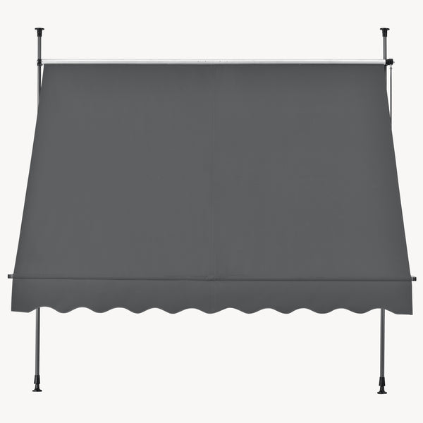 Toldo articulado con armazón Stem enrollable - acero /poliéster [pro.tec]