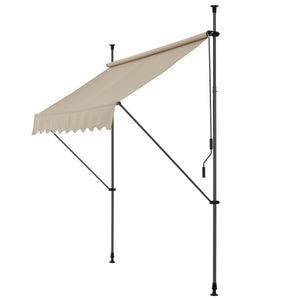 Toldo articulado con armazón Stem enrollable - acero /poliéster [pro.tec]