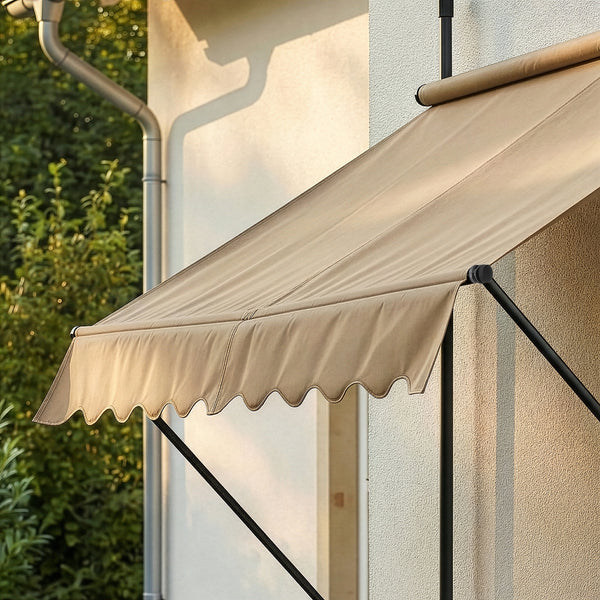 Toldo articulado con armazón Stem enrollable - acero /poliéster [pro.tec]