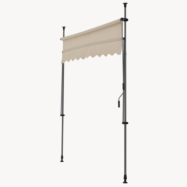 Toldo articulado con armazón Stem enrollable - acero /poliéster [pro.tec]