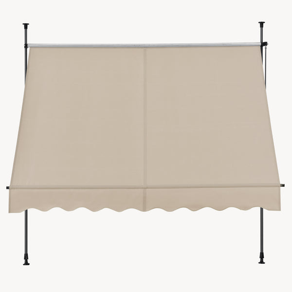 Toldo articulado con armazón Stem enrollable - acero /poliéster [pro.tec]