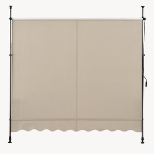 Toldo articulado con armazón Stem enrollable - acero /poliéster [pro.tec]