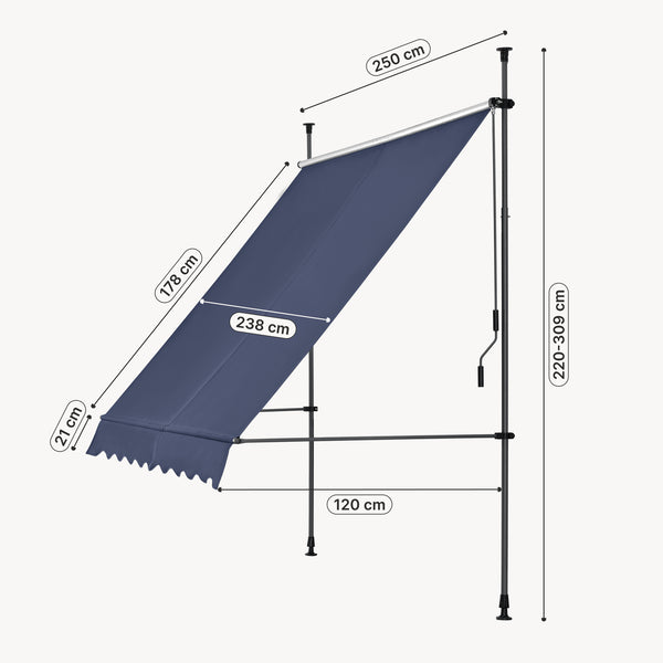 Toldo articulado Stem barras telescópicas  [pro.tec]