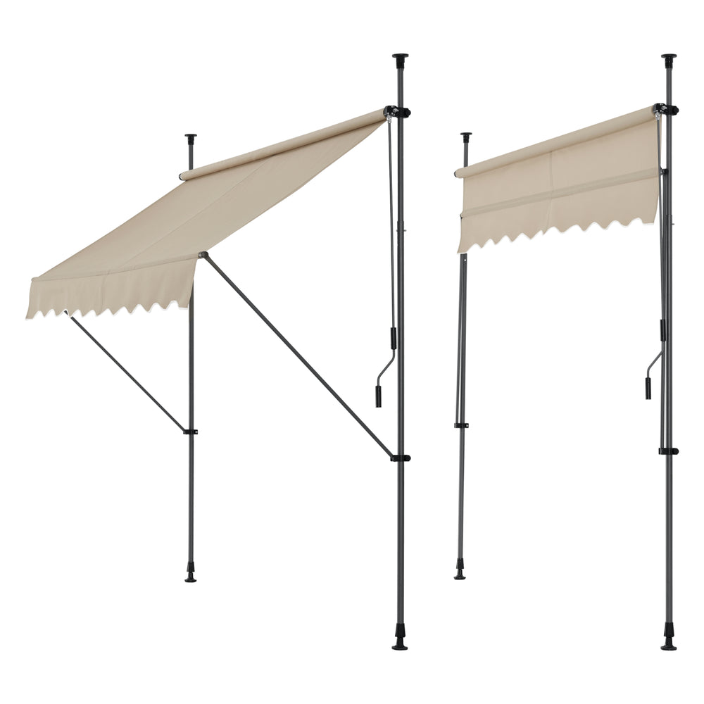 Toldo de sujeción Stem gris o color arena [pro.tec] - premiumXL