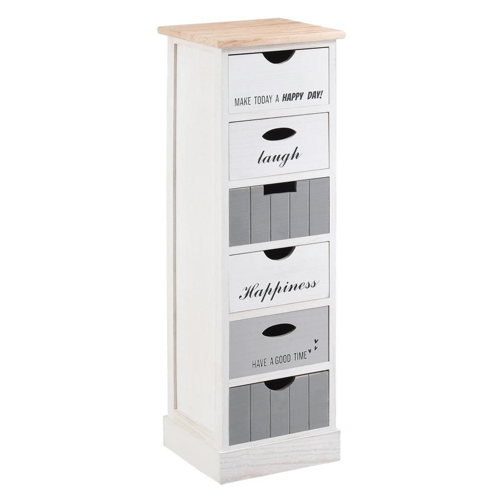 Cómoda Salo con 6 cajones 91x29x27cm en varios colores [en.casa] - premiumXL