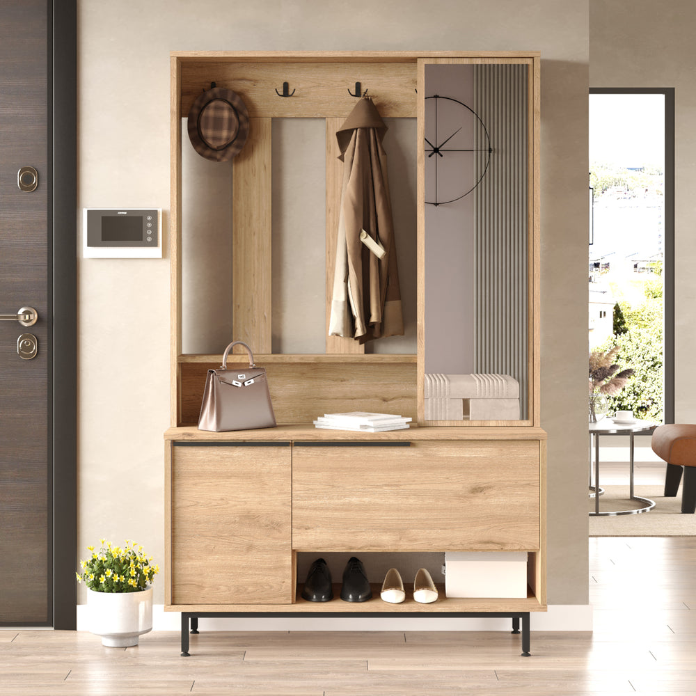 Guardarropa compacto Vesanto 178x112x36 cm [en.casa]