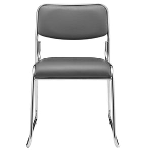 Silla de conferencia juego de 4 con tapizado de cuero sintético en varios colores [pro.tec]