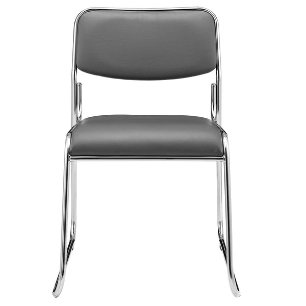 Silla de conferencia juego de 4 con tapizado de cuero sintético en varios colores [pro.tec]